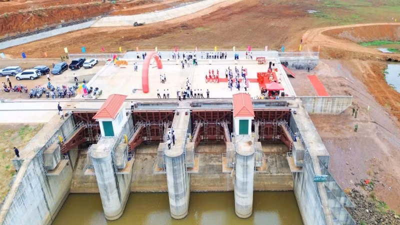 Công trình Hồ thuỷ lợi Ea Tam, thành phố Buôn Ma Thuột.