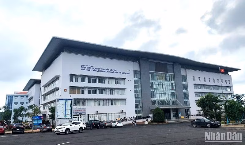 Bệnh nhân P.T.H.H đang được điều trị tại Bệnh viện đa khoa vùng Tây Nguyên.