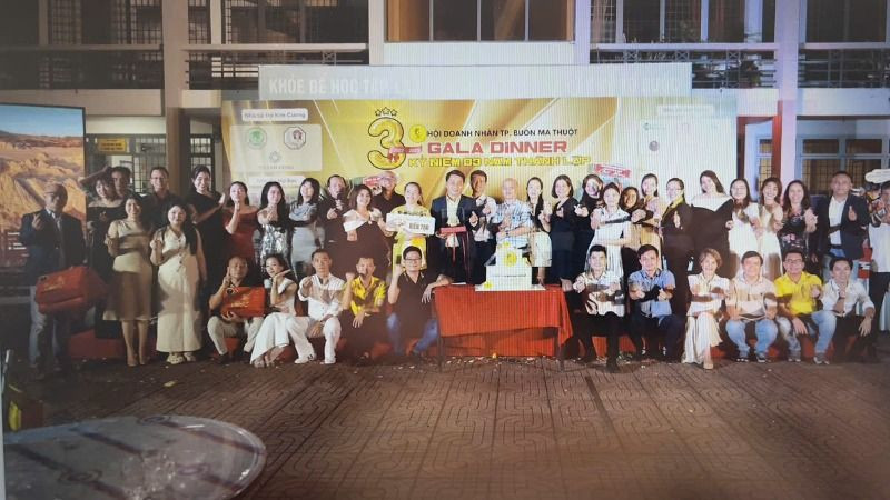Sau 3 năm thành lập, Hội Doanh nhân thành phố Buôn Ma Thuột đã có 184 hội viên.