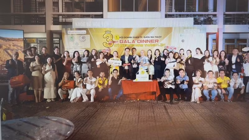 Sau 3 năm thành lập, Hội Doanh nhân thành phố Buôn Ma Thuột đã có 184 hội viên.