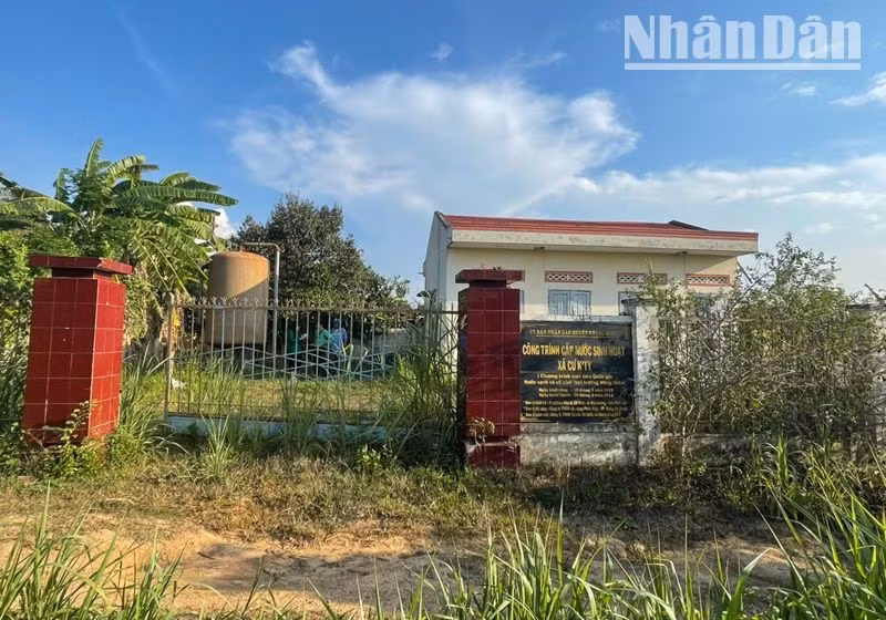 Một công trình cấp nước sinh hoạt tập trung ở xã Cư Kty, huyện Krông Bông được đầu tư nhiều năm khiến một số hạng mục đã xuống cấp, ảnh hưởng đến việc cung cấp nước sinh hoạt cho nhân dân.