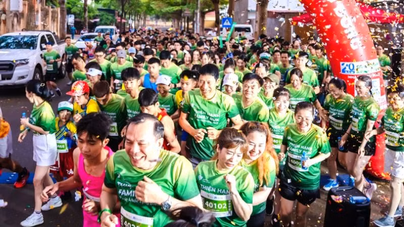 Hơn 500 người tham gia Giải chạy “Thiện Hạnh Family Run”.