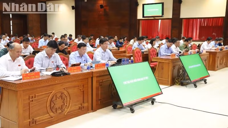 Các đại biểu dự kỳ họp.