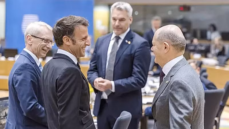 Các nhà lãnh đạo EU tại hội nghị ở Brussels (Bỉ). (Ảnh: EURONEWS)