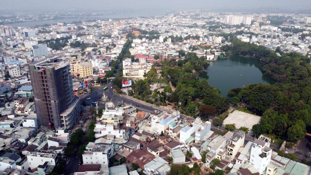 Một góc đô thị Biên Hòa, tỉnh Đồng Nai.