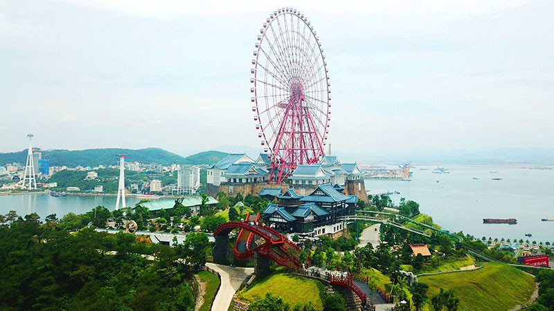 Công viên Sun World Hạ Long (Quảng Ninh) do Tập đoàn Sungroup đầu tư. (Ảnh: DƯƠNG NHUNG)