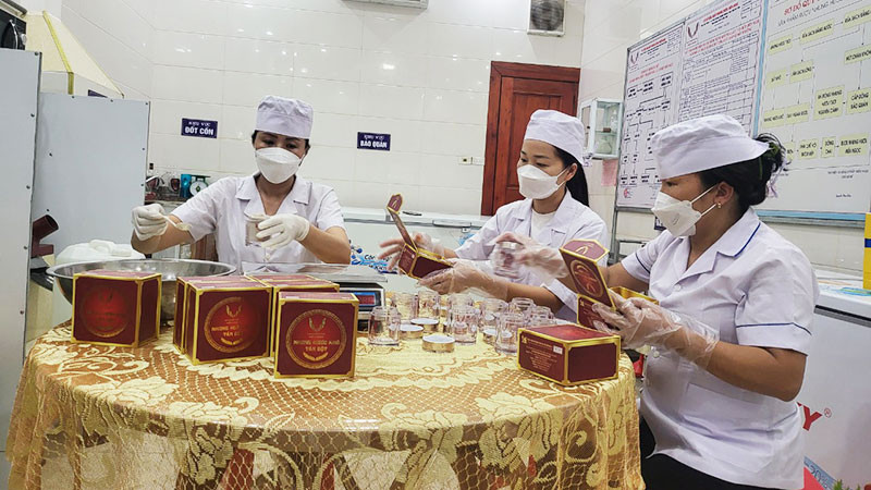 Cơ sở chế biến nhung hươu Hiền Ngọc tại xã Sơn Giang, huyện Hương Sơn (Hà Tĩnh).