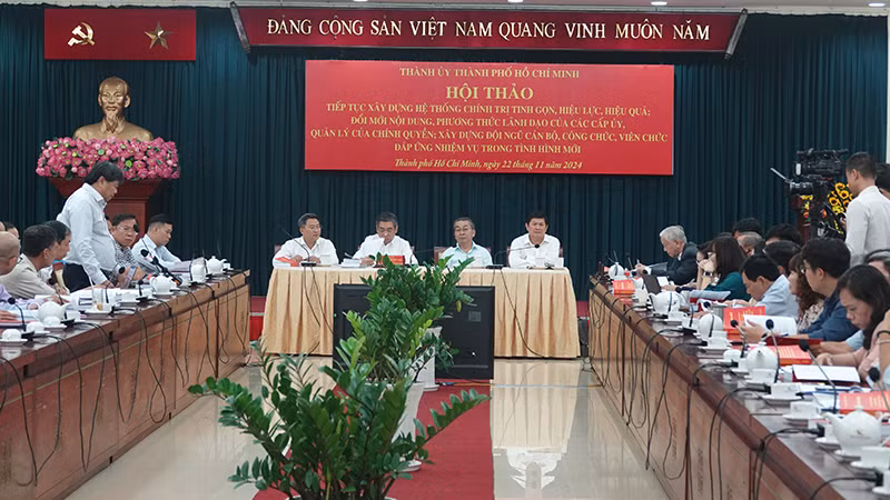 Quang cảnh buổi hội thảo.