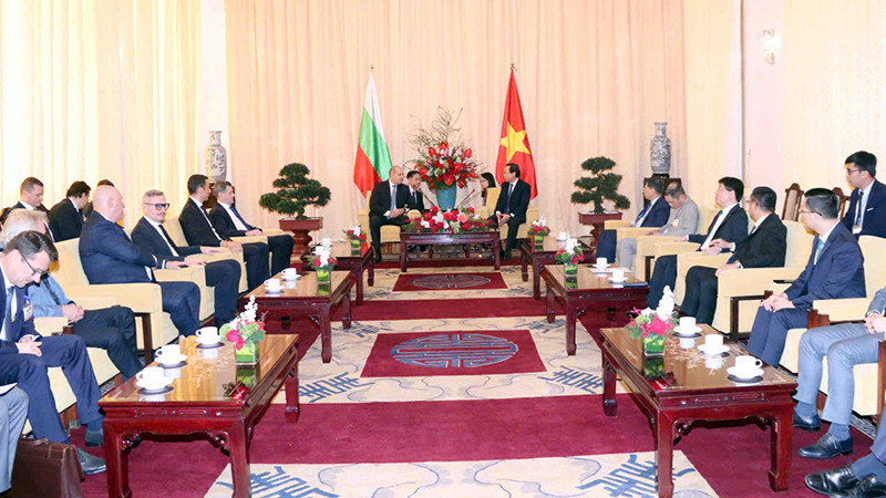 Quang cảnh buổi hội kiến. (Ảnh: CTV)