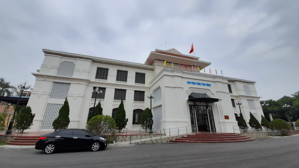Thư viện tỉnh Thái Bình được đầu tư xây dựng với quy mô bề thế, hiện đại.