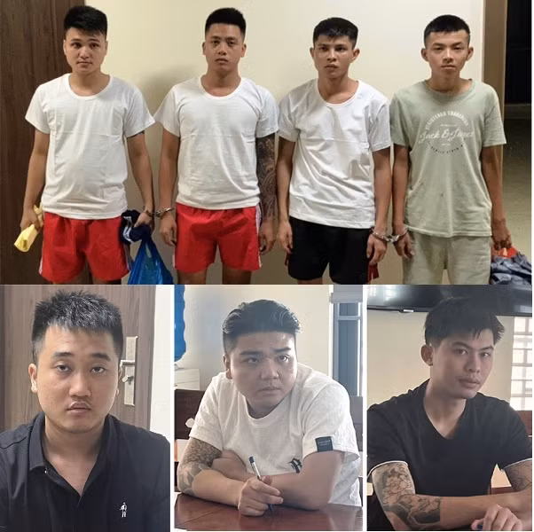 Các đối tượng trong đường dây ma túy liên tỉnh bị bắt giữ.