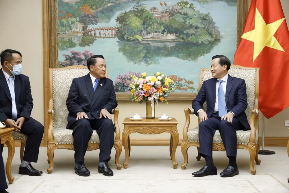 Tăng cường hợp tác tài chính Việt Nam-Lào ảnh 1