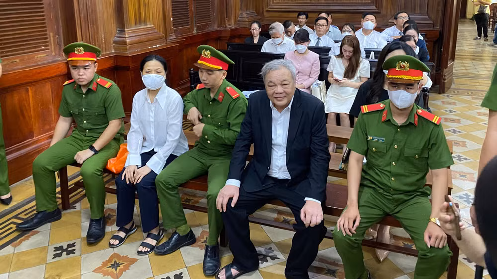 Bị cáo Trần Quí Thanh tại tòa.