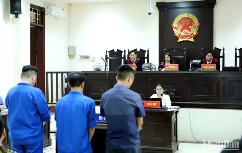 Phiên xét xử phúc thẩm được tổ chức công khai tại Tòa án nhân dân tỉnh Thái Bình.