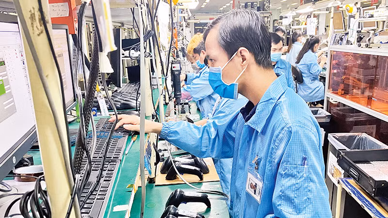 Dây chuyền sản xuất thiết bị đo đếm công nghệ cao tại Công ty TNHH Datalogic Việt Nam (Thành phố Hồ Chí Minh).