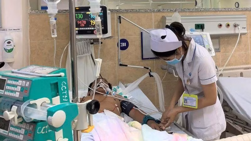 Nhân viên y tế Bệnh viện Đa khoa Đồng Nai trong giờ làm việc. (Ảnh minh họa: Thiên Vương)