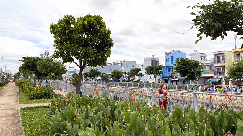 Hạ tầng đô thị khang trang ở Thành phố Hồ Chí Minh. Hạ tầng đô thị khang trang ở Thành phố Hồ Chí Minh.