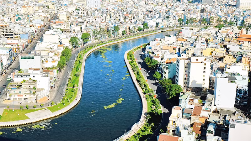 Một góc đô thị trung tâm Thành phố Hồ Chí Minh. (Ảnh: CTV)