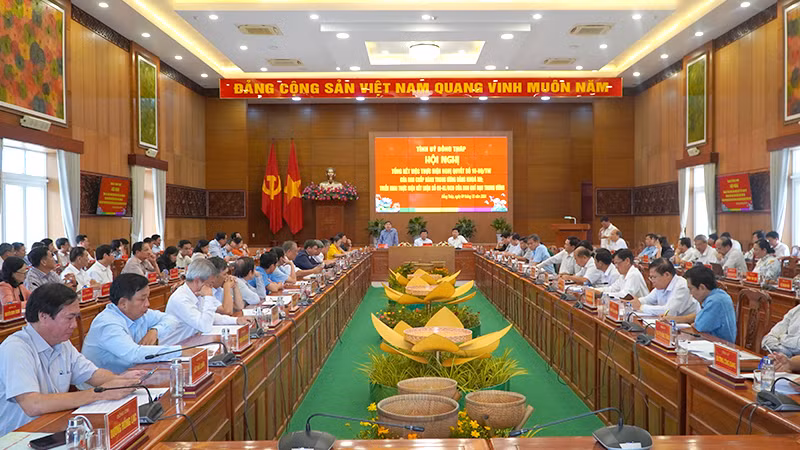 Quang cảnh hội nghị. (Ảnh: HỮU NGHĨA)