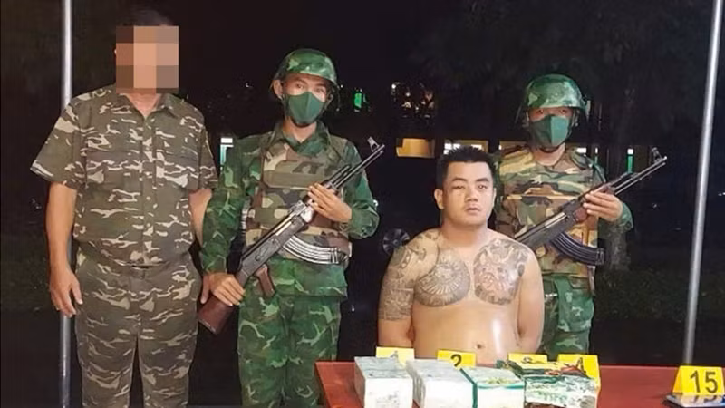 Đối tượng Điều bị lực lượng chức năng tỉnh Đồng Tháp bắt giữ.