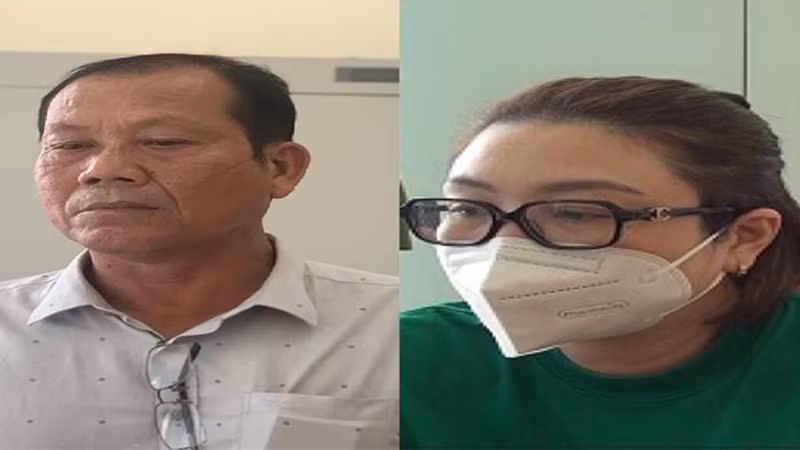 Đối tượng Phạm Văn Cảm và Đỗ Thị Thu Hiền. (Ảnh: Công an cung cấp)