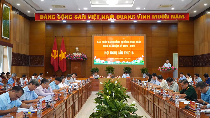 Quang cảnh hội nghị. (Ảnh: HỮU NGHĨA)