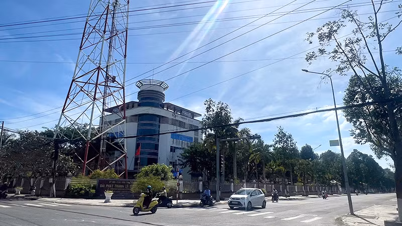 Đài Phát thanh và truyền hình Đồng Tháp. (Ảnh: HỮU NGHĨA)