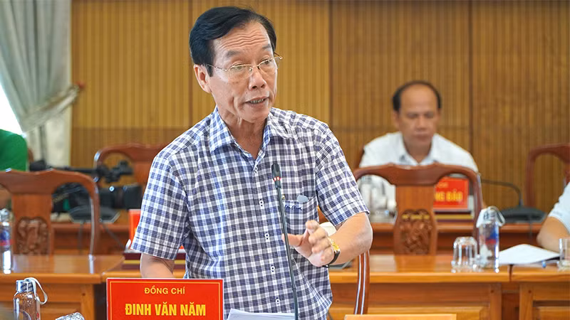 Đại biểu phát biểu tại hội nghị. (Ảnh: HỮU NGHĨA)