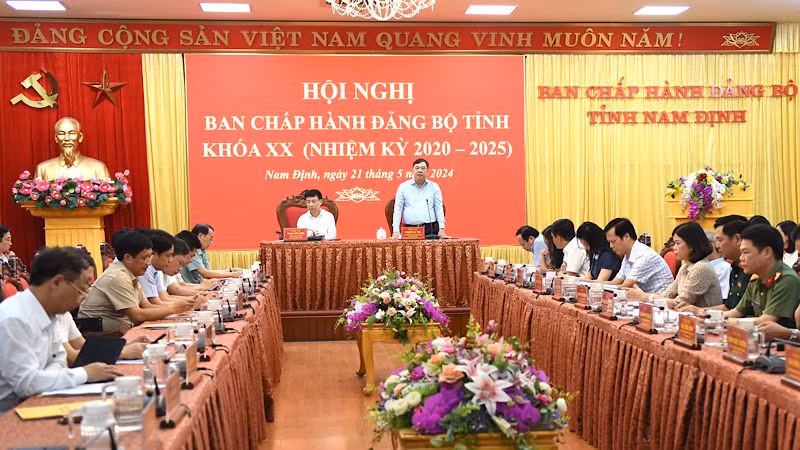 Quang cảnh hội nghị. (Ảnh: XUÂN TRƯỜNG)