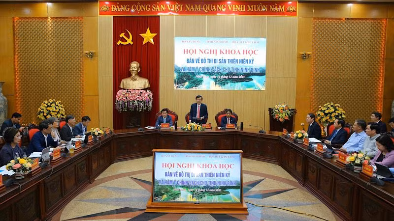 Quang cảnh hội nghị. (Ảnh: ANH TUẤN)