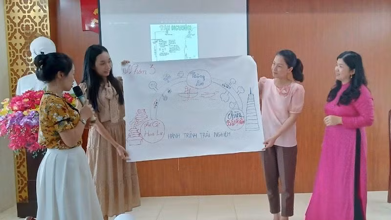 Giáo viên các cấp học tỉnh Ninh Bình liên tục đổi mới phương pháp giảng dạy, nâng cao chất lượng giáo dục toàn diện. (Ảnh: HỒNG VÂN)