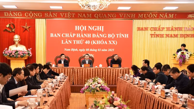 Quang cảnh hội nghị. (Ảnh: XUÂN TRƯỜNG)