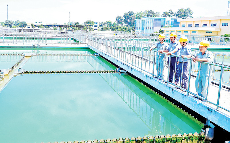 Một nhà máy cung cấp nước của Công ty cổ phần Cấp nước Đồng Nai.