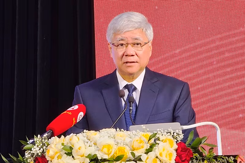 Bí thư Trung ương Đảng, Chủ tịch Ủy ban Trung ương Mặt trận Tổ quốc Việt Nam phát biểu tại Chương trình gặp mặt, tri ân.