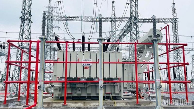 Trạm biến áp 220kV Vũ Thư (tỉnh Thái Bình).
