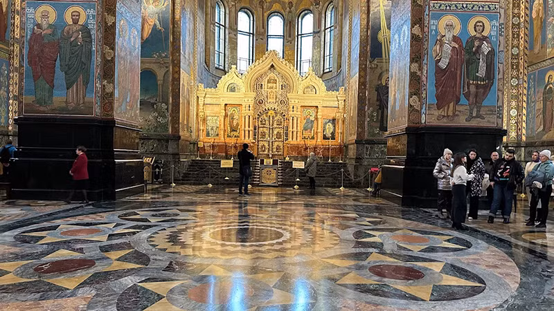 Nhà thờ Chúa cứu thế ở Saint Petersburg. (Ảnh: THÙY VÂN)