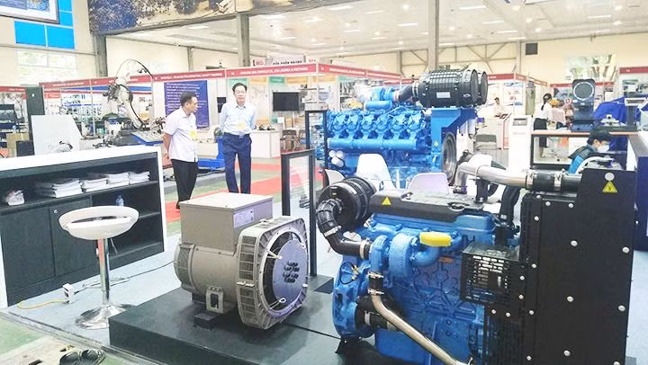 Các gian hàng tại triển lãm Vimexpo 2022.