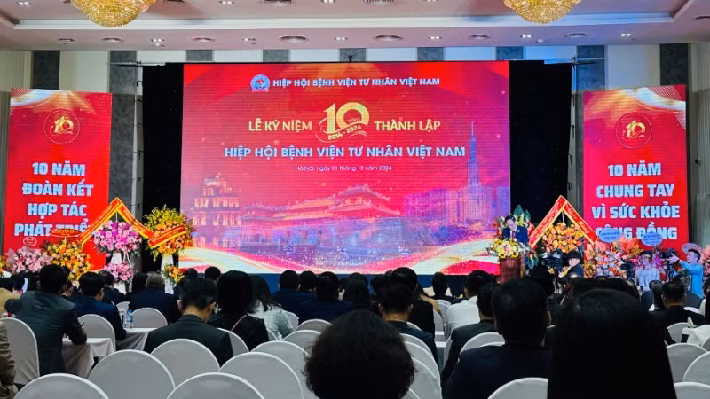 Lễ kỷ niệm 10 năm thành lập của Hiệp hội Bệnh viện tư nhân Việt Nam 