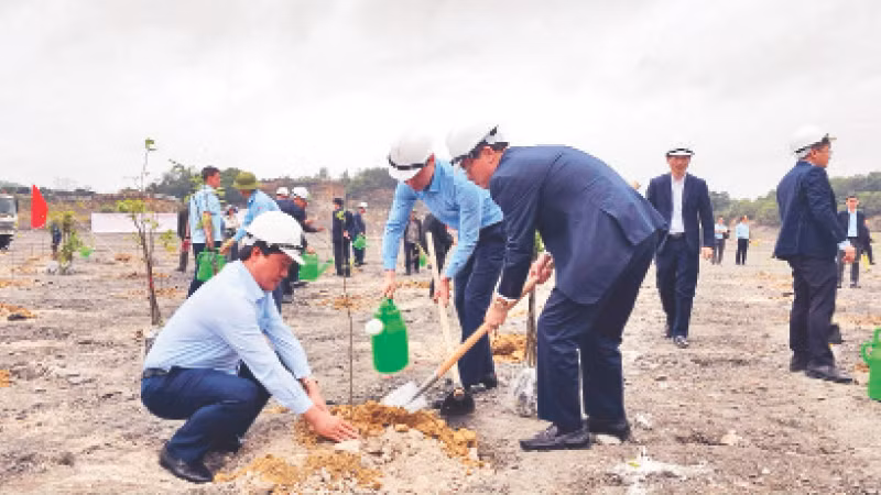 TKV phát động trồng cây đầu xuân 2024.