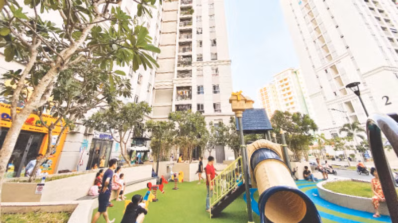 Khu Nhà ở xã hội Imperial Palace (quận Bình Tân), đáp ứng nhu cầu về chỗ ở cho các đối tượng chính sách chưa có nhà ở.