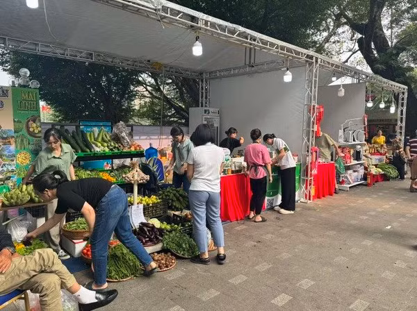 Để người dân xứng đáng được hưởng những giá trị thật từ không gian phố đi bộ Hồ Gươm chứ không phải không gian như những phiên chợ "nhếch nhác" làm xấu đi hình ảnh Hồ Gươm trong mắt du khách trong và ngoài nước. (Ảnh: VGP)