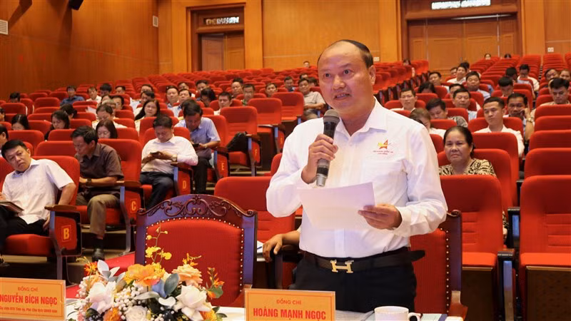 Hội Doanh nhân trẻ tỉnh Cao Bằng kiến nghị các nội dung với chính quyền.