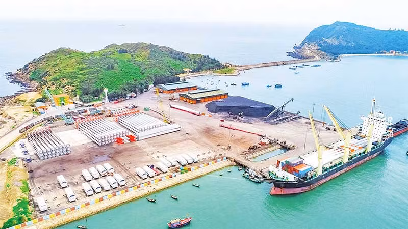 Một góc cảng Hòa La. (Ảnh TL)