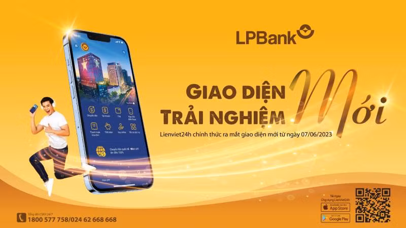 LPBank ra mắt ứng dụng Lienviet24h phiên bản mới với giao diện mới hiện đại cùng nhiều tiện ích thông minh, đem tới trải nghiệm tối ưu cho khách hàng.