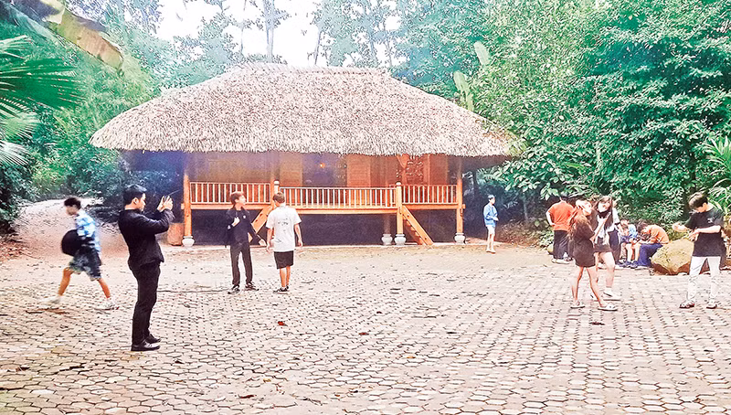 Mỗi năm, Làng du lịch sinh thái Thái Hải đón hàng chục nghìn du khách.