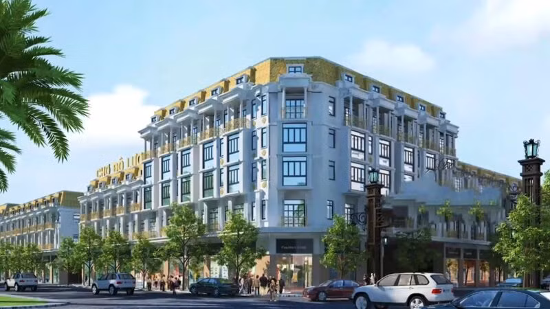 Phối cảnh chợ, trung tâm thương mại Gia Sàng dự kiến sẽ được khởi công xây dựng vào Rằng tháng Giêng năm Ất Tỵ.