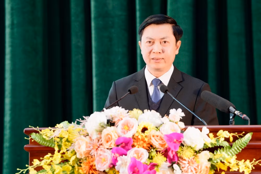 Đồng chí Nguyễn Hoàng Tùng, Ủy viên Ban Thường vụ Tỉnh ủy, Chủ tịch Ủy ban Mặt trận Tổ quốc Việt Nam tỉnh Lạng Sơn.