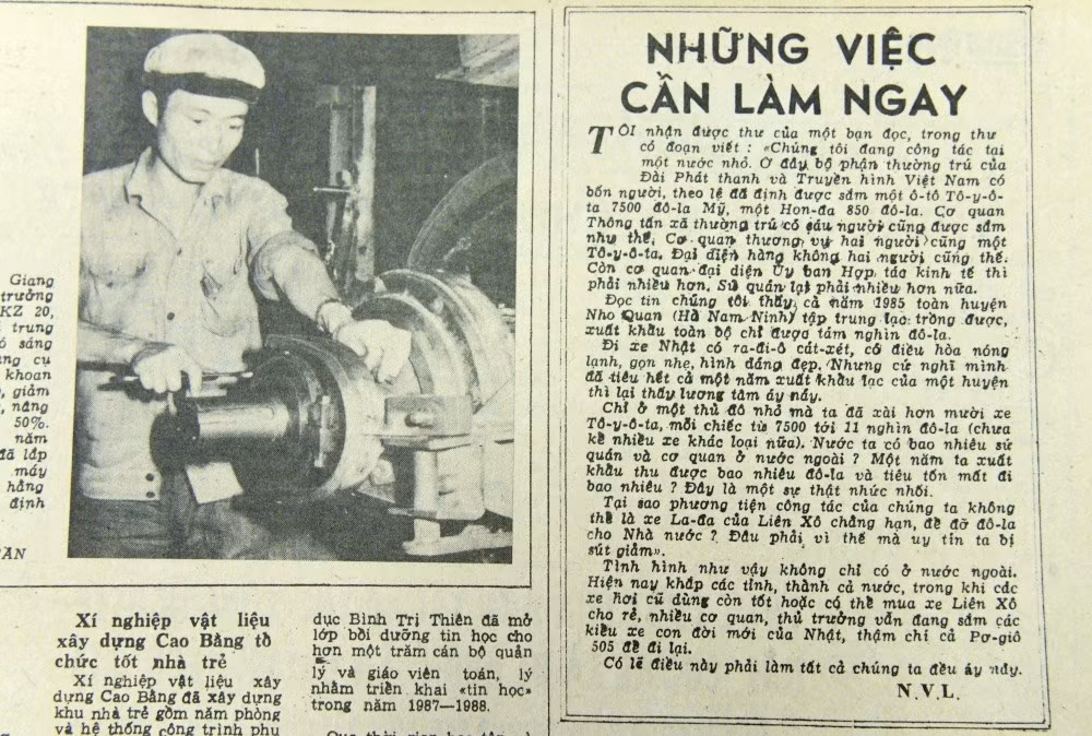 Những việc cần làm ngay (Bài 16)