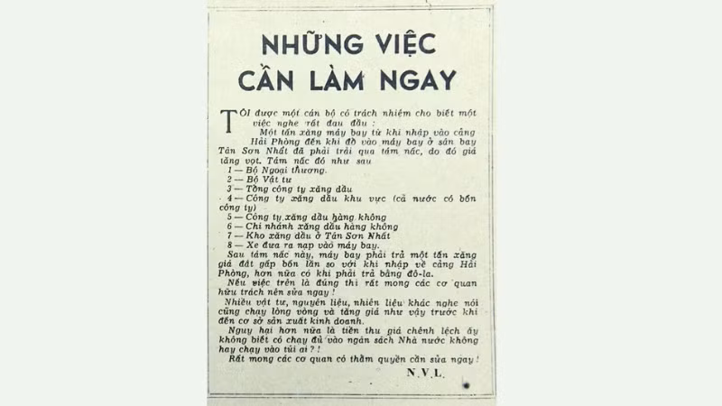 Những việc cần làm ngay (bài 3)