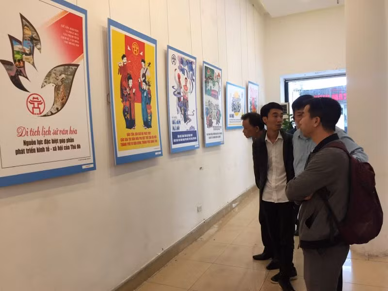 Triển lãm những tác phẩm xuất sắc về bảo tồn, phát huy di tích lịch sử, văn hoá Thủ đô.
